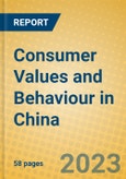 Consumer Values and Behaviour in China- Product Image