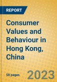 Consumer Values and Behaviour in Hong Kong, China- Product Image