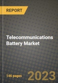 Telecommunications Battery Market Outlook Report - Industry Size, Trends, Insights, Market Share, Competition, Opportunities, and Growth Forecasts by Segments, 2022 to 2030- Product Image