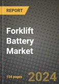 Forklift Battery Market Outlook Report - Industry Size, Trends, Insights, Market Share, Competition, Opportunities, and Growth Forecasts by Segments, 2022 to 2030- Product Image