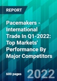 Pacemakers - International Trade In Q1-2022: Top Markets' Performance By Major Competitors- Product Image