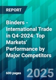Binders - International Trade in Q4-2024: Top Markets' Performance by Major Competitors- Product Image