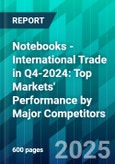 Notebooks - International Trade in Q4-2024: Top Markets' Performance by Major Competitors- Product Image