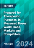 Prepared for Therapeutic Purposes, in Measured Doses: World Trade, Markets and Competitors- Product Image