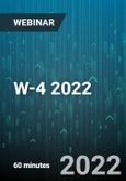 W-4 2022 - Webinar (Recorded)- Product Image