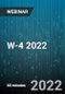W-4 2022 - Webinar - Product Image