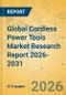 Global Cordless Power Tools Market Research Report 2026-2031 - Product Thumbnail Image