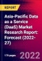 Asia-Pacific Data as a Service (DaaS) Market Research Report: Forecast (2022-27) - Product Thumbnail Image