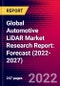 Global Automotive LiDAR Market Research Report: Forecast (2022-2027) - Product Image