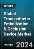 Global Transcatheter Embolization & Occlusion Device Market by Product (Accessories, Embolization Coils, Embolization Particles), Application (Neurology, Oncology, Peripheral Vascular Disease), End User - Forecast 2024-2030- Product Image
