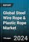 Global Steel Wire Rope & Plastic Rope Market by Lay Type (Lang Lay, Regular Lay), Coating (Aluminum Alloy, PVC, Stainless Steel), Type of Core, Material Type, Application - Forecast 2024-2030 - Product Thumbnail Image