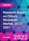 Research Report on China's Nicorandil Market, 2022-2031 - Product Thumbnail Image