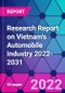 Research Report on Vietnam's Automobile Industry 2022-2031 - Product Thumbnail Image