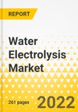 Water Electrolysis Market - A Global and Regional Analysis: Focus on End-Use Application, Electrolyzer Type, and Region - Analysis and Forecast, 2022-2031- Product Image