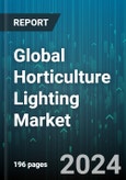 Global Horticulture Lighting Market by Offering (Hardware, Software & Services), Technology (Fluorescent, High-pressure Sodium, Human Interface Devices), Lighting Type, Cultivation, Installation Type, Application - Forecast 2024-2030- Product Image
