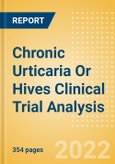 Chronic Urticaria Or Hives Clinical Trial Analysis by Trial Phase, Trial Status, Trial Counts, End Points, Status, Sponsor Type, and Top Countries, 2022 Update- Product Image