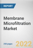 Membrane Microfiltration Market By Filtration Mode, By Material, By End User: Global Opportunity Analysis and Industry Forecast, 2020-2030- Product Image