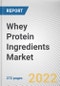 Whey Protein Ingredients Market By Nature, By Application, By Type: Global Opportunity Analysis and Industry Forecast, 2020-2031 - Product Image