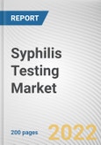 Syphilis Testing Market By Type, By Location of Testing: Global Opportunity Analysis and Industry Forecast, 2020-2030- Product Image
