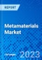 Metamaterials Market, by Product Type, by Application, by End Use Industry, and by Region - Size, Share, Outlook, and Opportunity Analysis, 2022 - 2030 - Product Image