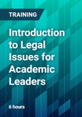 Introduction to Legal Issues for Academic Leaders- Product Image