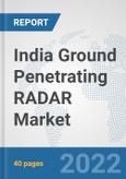 India Ground Penetrating Radar Market: Prospects, Trends Analysis, Market Size and Forecasts up to 2028- Product Image