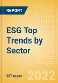 ESG (Environmental, Social, and Governance) Top Trends by Sector - Thematic Research- Product Image