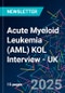 Acute Myeloid Leukemia (AML) KOL Interview - UK - Product Image