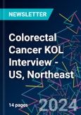 Colorectal Cancer KOL Interview - US, Northeast- Product Image