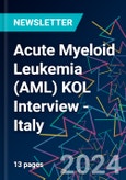 Acute Myeloid Leukemia (AML) KOL Interview - Italy- Product Image