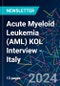 Acute Myeloid Leukemia (AML) KOL Interview - Italy - Product Image