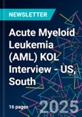 Acute Myeloid Leukemia (AML) KOL Interview - US, South- Product Image