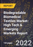 2022 Global Forecast for Biodegradable Biomedical Textiles Market (2023-2028 Outlook)-High Tech & Emerging Markets Report- Product Image
