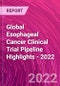 Global Esophageal Cancer Clinical Trial Pipeline Highlights - 2022 - Product Image