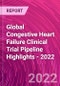 Global Congestive Heart Failure Clinical Trial Pipeline Highlights - 2022 - Product Thumbnail Image