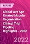 Global Wet Age-Related Macular Degeneration Clinical Trial Pipeline Highlights - 2022 - Product Thumbnail Image