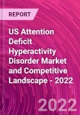 US Attention Deficit Hyperactivity Disorder Market and Competitive Landscape - 2022- Product Image