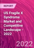 US Fragile X Syndrome Market and Competitive Landscape - 2022- Product Image