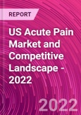 US Acute Pain Market and Competitive Landscape - 2022- Product Image