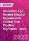 Global Dry Age-Related Macular Degeneration Clinical Trial Pipeline Highlights - 2022 - Product Thumbnail Image