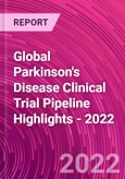 Global Parkinson's Disease Clinical Trial Pipeline Highlights - 2022- Product Image