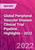 Global Peripheral Vascular Disease Clinical Trial Pipeline Highlights - 2022- Product Image