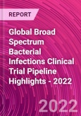 Global Broad Spectrum Bacterial Infections Clinical Trial Pipeline Highlights - 2022- Product Image
