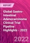 Global Gastro-Intestinal Adenocarcinoma Clinical Trial Pipeline Highlights - 2022 - Product Thumbnail Image