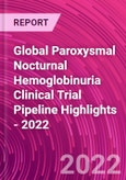 Global Paroxysmal Nocturnal Hemoglobinuria Clinical Trial Pipeline Highlights - 2022- Product Image