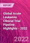 Global Acute Leukemia Clinical Trial Pipeline Highlights - 2022 - Product Image