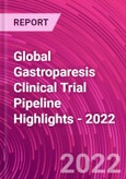 Global Gastroparesis Clinical Trial Pipeline Highlights - 2022- Product Image