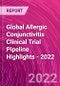 Global Allergic Conjunctivitis Clinical Trial Pipeline Highlights - 2022 - Product Image