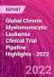 Global Chronic Myelomonocytic Leukemia Clinical Trial Pipeline Highlights - 2022 - Product Image
