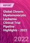 Global Chronic Myelomonocytic Leukemia Clinical Trial Pipeline Highlights - 2022 - Product Thumbnail Image